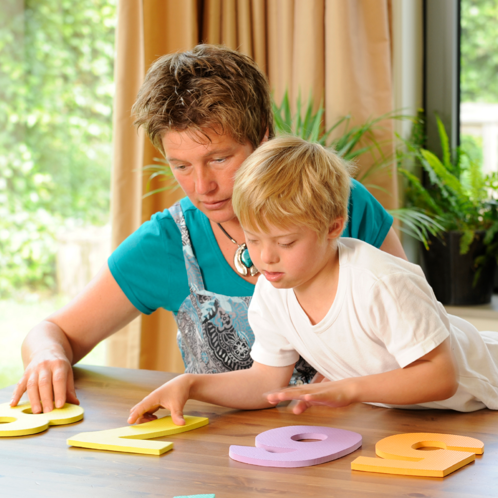 foster parent and child